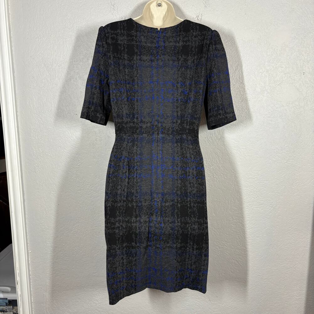 Betsey Johnson Y2K Knit Faux Wrap Dress Half Sleeve Retro Scoop Neck - 6 - Picture 5 of 10